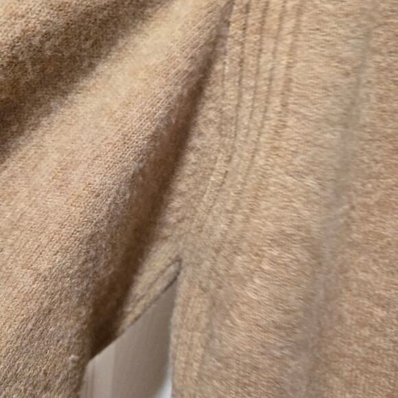 J crew sweater womens size small brown tan wool alpaca blend turtleneck soft - Picture 6 of 7